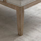 Clara Cream Linen Armchair with Washed Oak Frame - Pendle Village Furniture