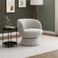 Daisy Olive Chenille Fabric Swivel Chair - Pendle Village Furniture