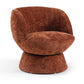 Daisy Olive Chenille Fabric Swivel Chair - Pendle Village Furniture