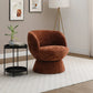 Daisy Olive Chenille Fabric Swivel Chair - Pendle Village Furniture