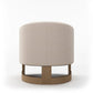 Nox Natural Linen Mix Accent Chair - Pendle Village Furniture