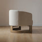 Nox Taupe Chenille Accent Chair - Pendle Village Furniture