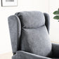 Finn Grey Fabric Dual Motor Rise Recline Chair - Pendle Village Furniture
