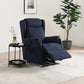 Finn Navy Fabric Dual Motor Rise Recline Chair - Pendle Village Furniture