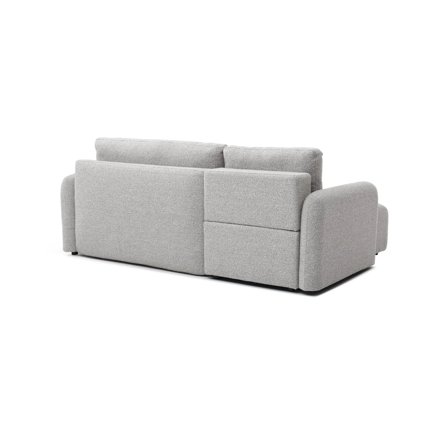 Bloom Natural Boucle Fabric Corner Sofa Bed - Pendle Village Furniture