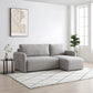 Bloom Natural Boucle Fabric Corner Sofa Bed - Pendle Village Furniture