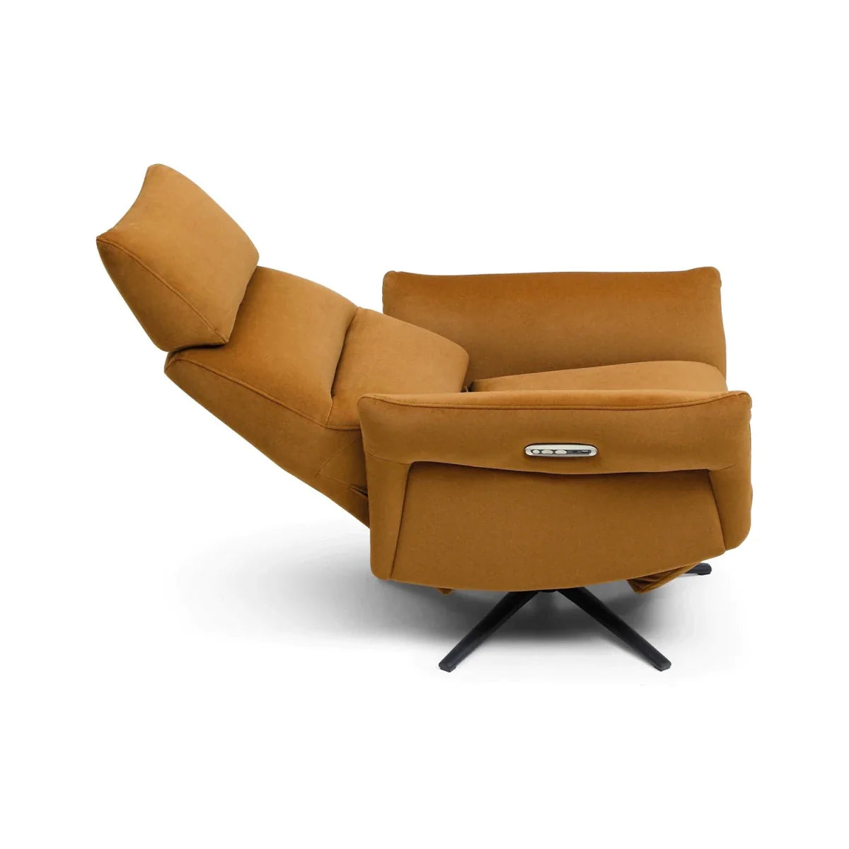 Modern Stylish Bury Ochre Electric Recliner Living room Chair