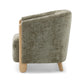 Lilian Tub Chair in Distressed Olive Chenille - Pendle Village Furniture