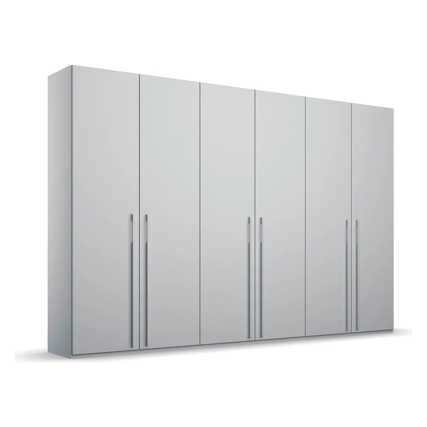 Kacey Pure 6 Door 301cm Wide Wardrobe in Silk Grey