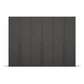 Kacey Pure 6 Door 301cm Wide Wardrobe in Graphite - Front View
