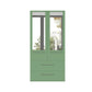 Kairns 100cm Sage Green 2 Door Hinged Wardrobe with Drawers