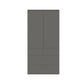 Kairns 100cm Graphite 2 Door Hinged Wardrobe with Drawers