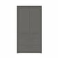 Kairns 100cm Graphite 2 Door Hinged Wardrobe with Drawers