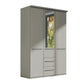 Kairns 150cm Graphite 3 Door Hinged Wardrobe with Drawers