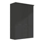 Kairns 150cm Graphite 3 Door Hinged Wardrobe with Drawers