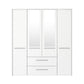 Kairns 200cm Graphite 4 Door Hinged Wardrobe with Drawers