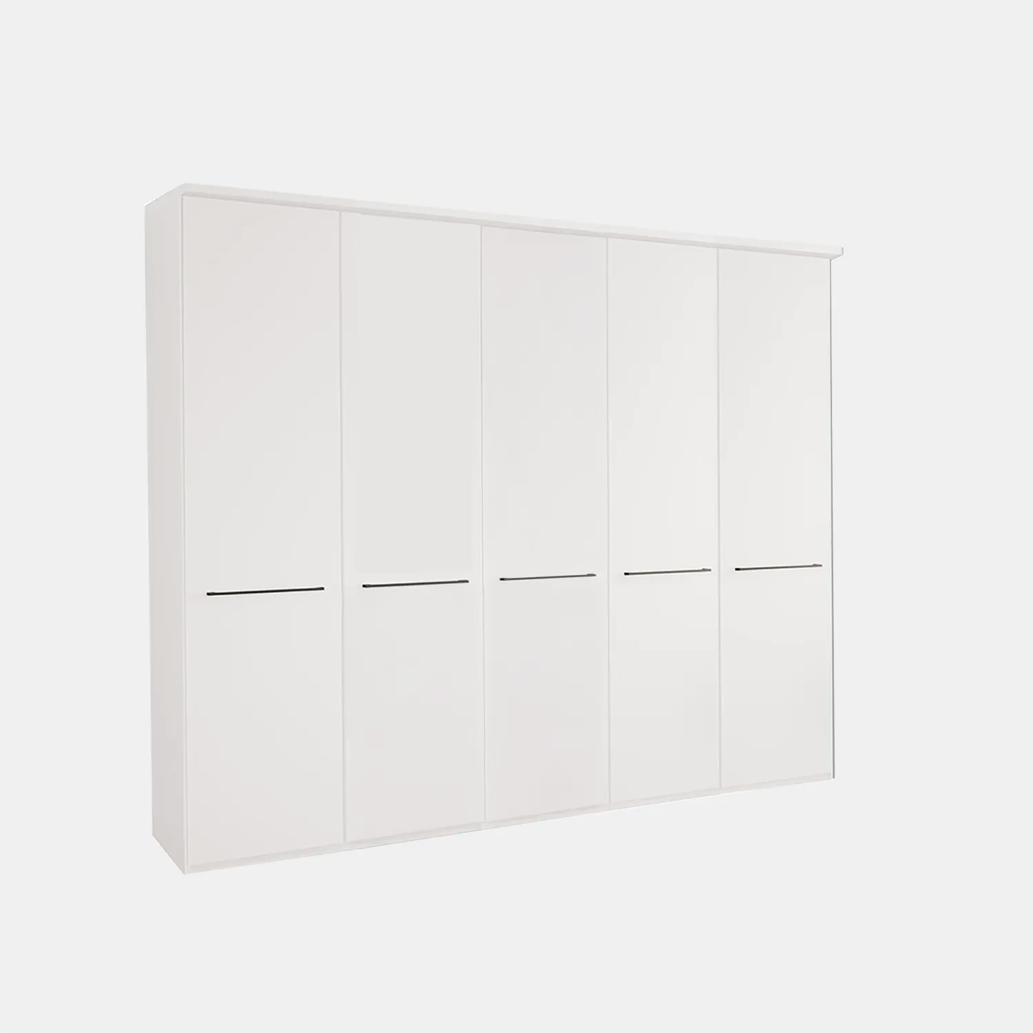 Kairns White 5 Door Hinged Wardrobe (W250cm)