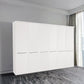 Kairns White 6 Door Hinged Wardrobe (W300cm) - Styled in Bedroom