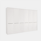 Kairns White 6 Door Hinged Wardrobe (W300cm)