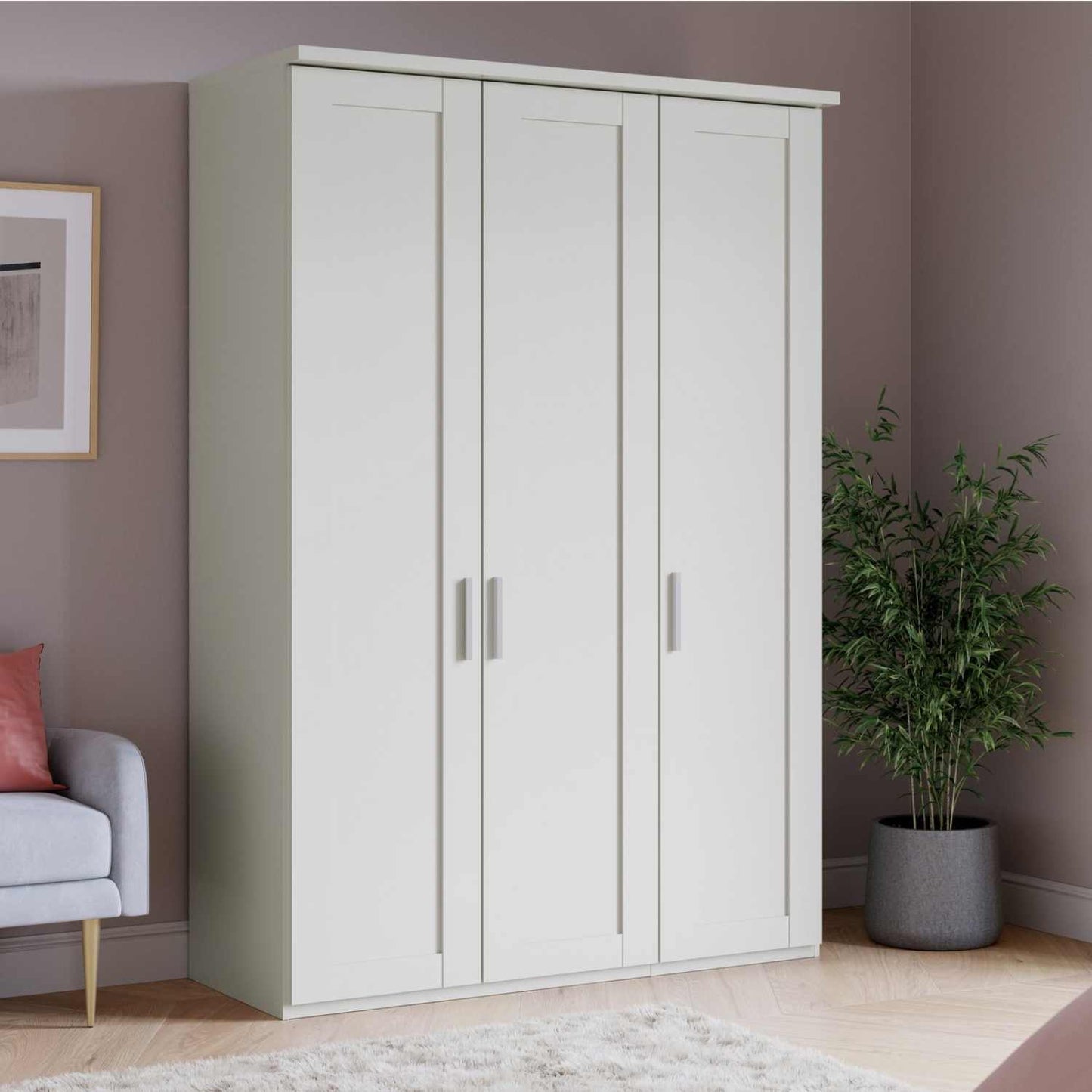 Kempton 3 Door Hinged Wardrobe 