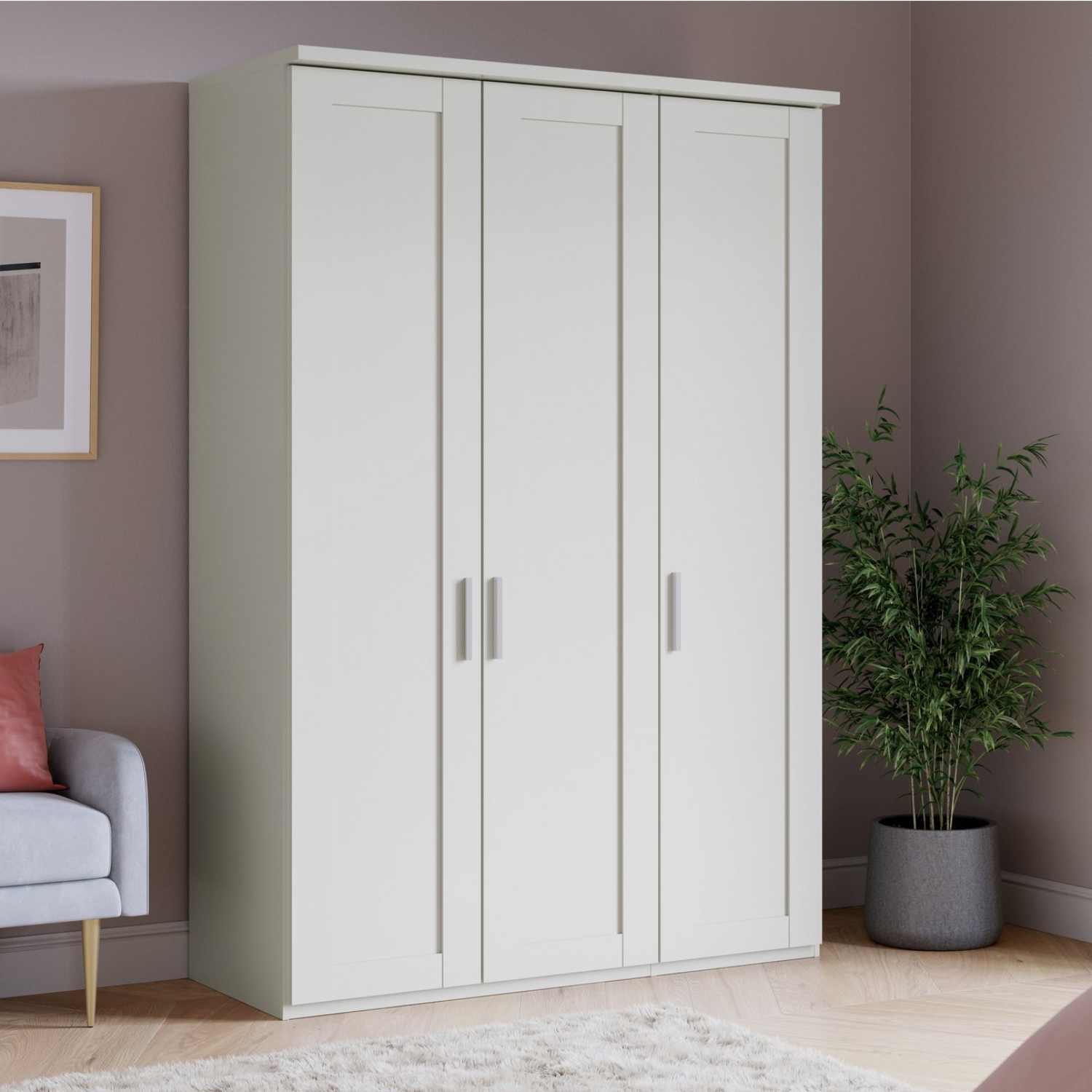 Kempton 3 Door Hinged Wardrobe 