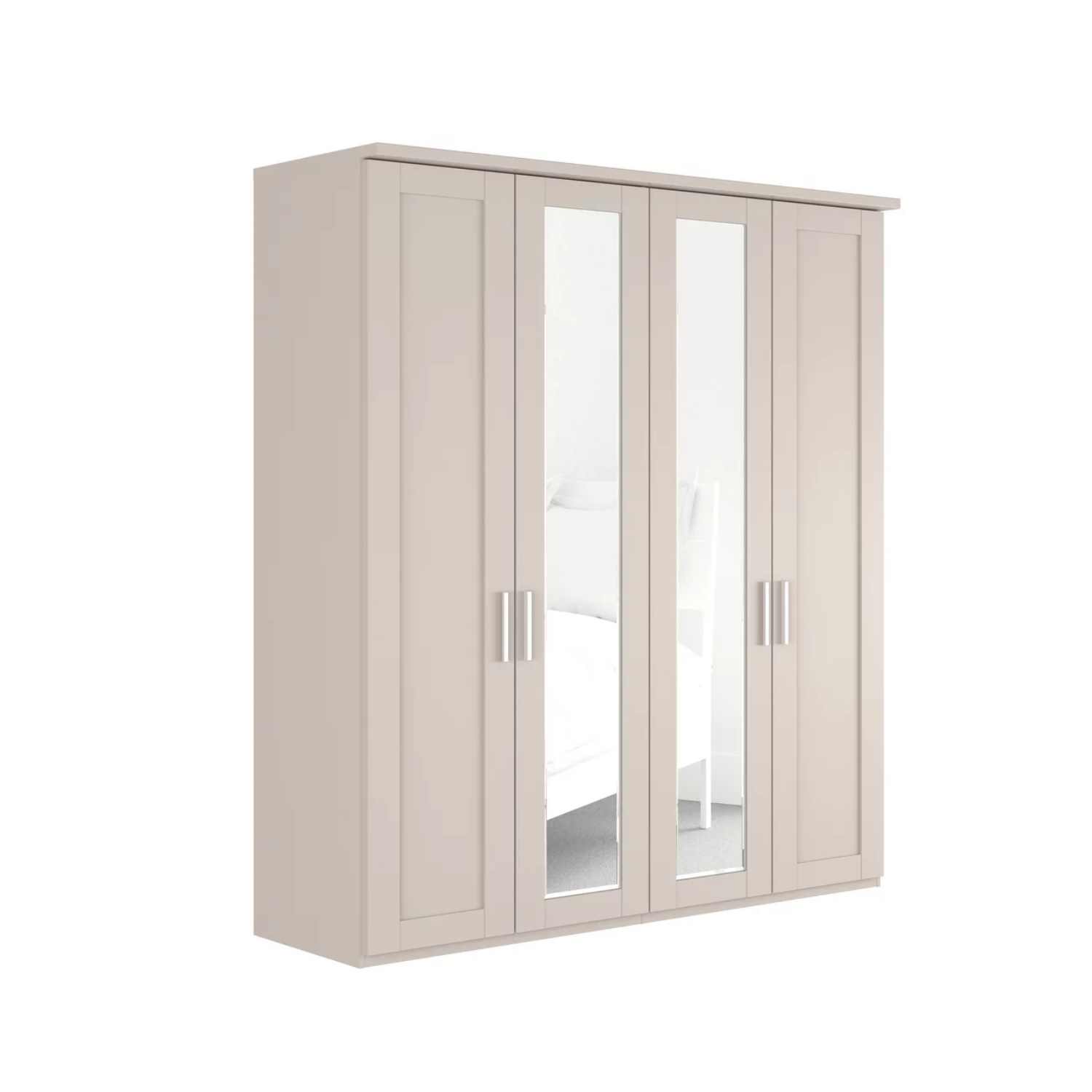 Kempton 4 Door Hinged Wardrobe - W200cm