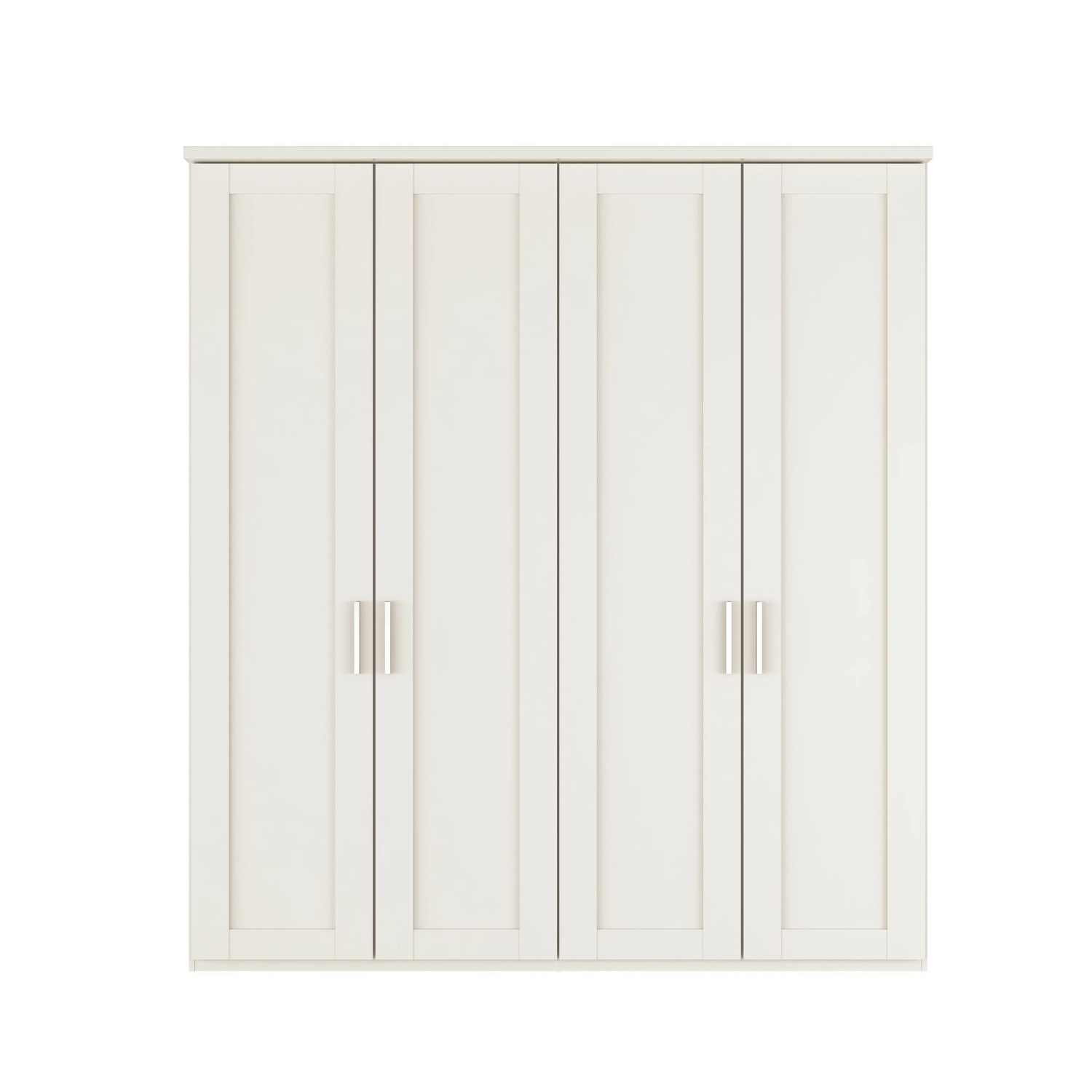 Kempton 4 Door Hinged Wardrobe - W200cm 