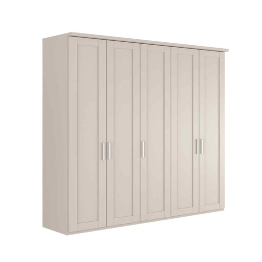 Kempton 5 Door Hinged Wardrobe - W250cm 
