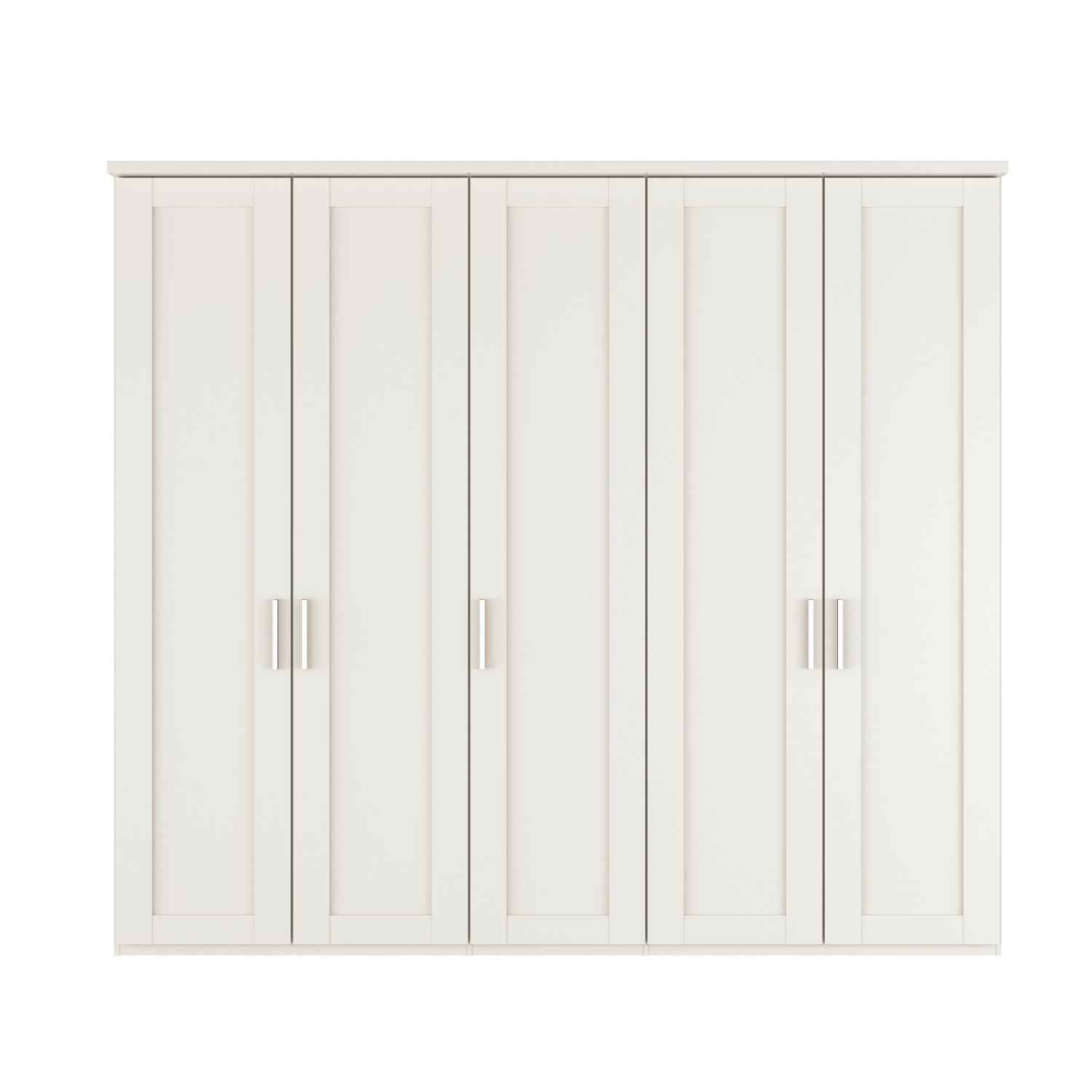 Kempton 5 Door Hinged Wardrobe - W250cm 