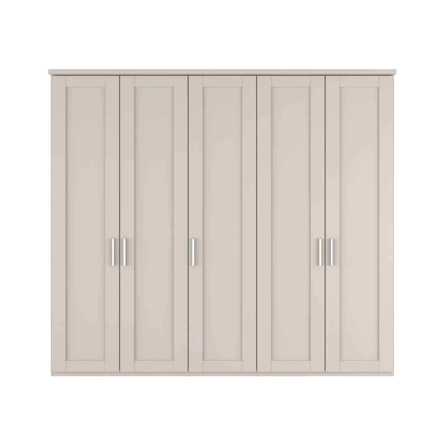 Kempton 5 Door Hinged Wardrobe - W250cm 