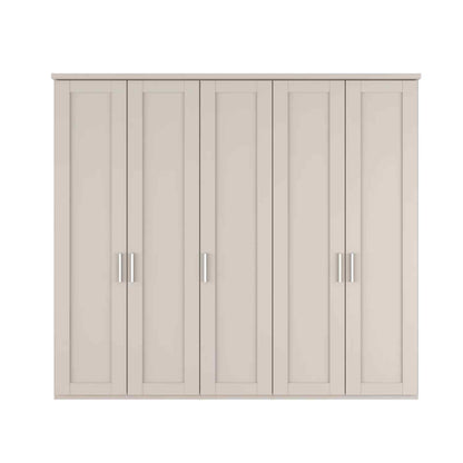 Kempton 5 Door Hinged Wardrobe - W250cm 