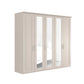 Kempton 5 Door Hinged Wardrobe - W250cm