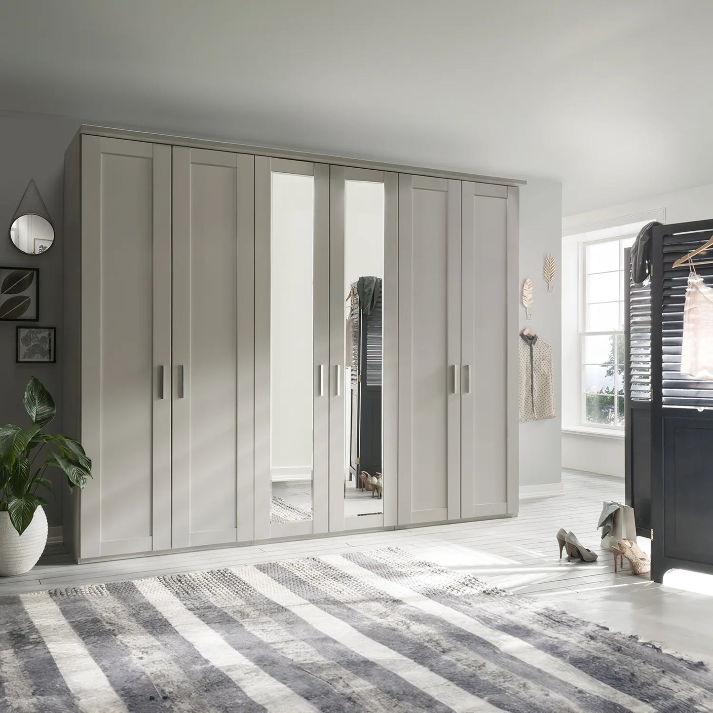 Kempton 6 Door Hinged Wardrobe 