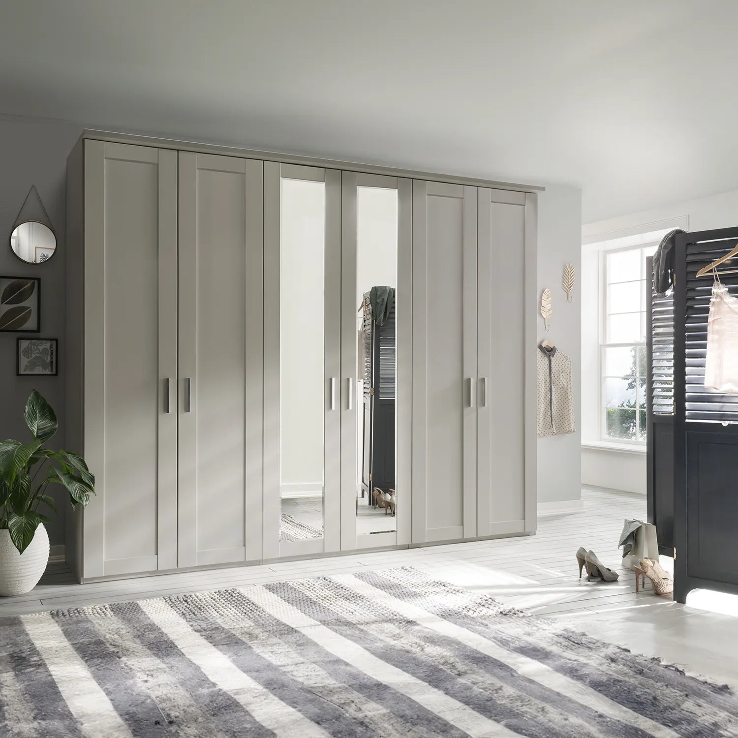 Kempton 6 Door Hinged Wardrobe 