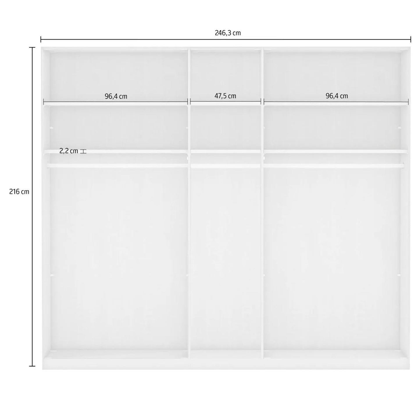 Kempton Sage Green 4 Door Hinged Wardrobe 