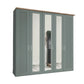 Kempton Sage Green 4 Door Hinged Wardrobe