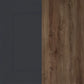 Close-up of wooden panel with visible grain and texture