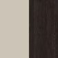 Kodi Champagne 6 Door Wardrobe with 6 Drawers – W271cm - Wood Closeup View