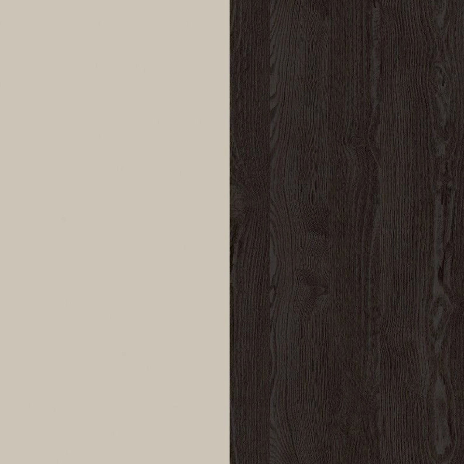 Kodi Champagne 5 Door Wardrobe with 3 Drawers – W226cm - Wood Closeup View