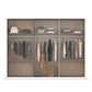 Kodi White 6 Door Wardrobe with 6 Drawers – W271cm - Interior Styled in  a Bedroom - Closeup View