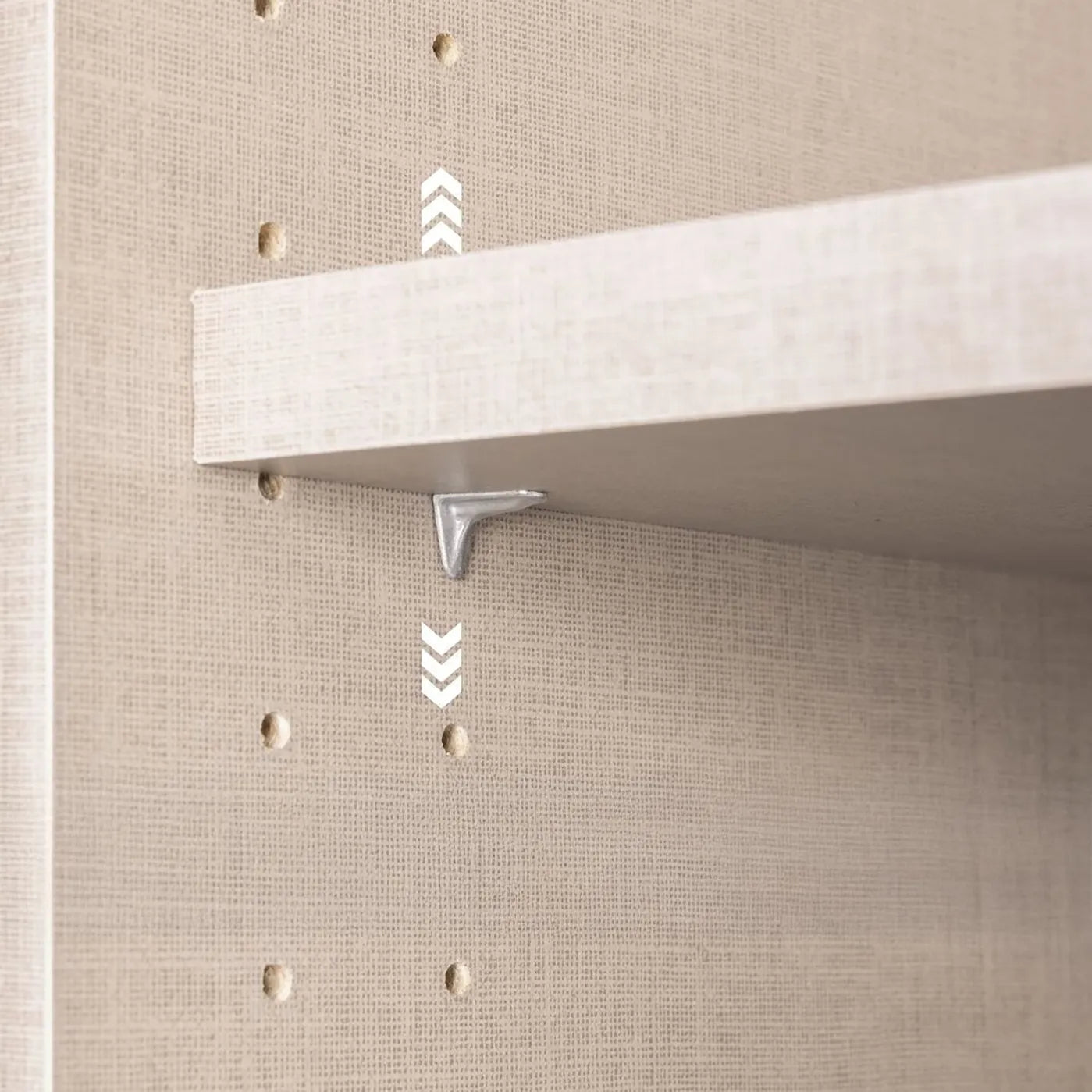 Close up of Storage Shelf of Rauch Wardrobe