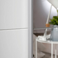 Kronach Small White Sliding Door Wardrobe - Pendle Village Furniture