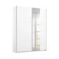 Rauch 175cm Aura White Sliding Door Wardrobe with Mirror 