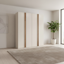 Wiemann Laguna 200cm Champagne 4 Door Wardrobe