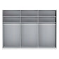 Laguna 300cm Graphite 6 Door Wardrobe 