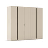 5 Door Hinged Wardrobe in Champagne Colour