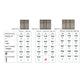 Rauch Luana Wardrobe Interior Possibility chart