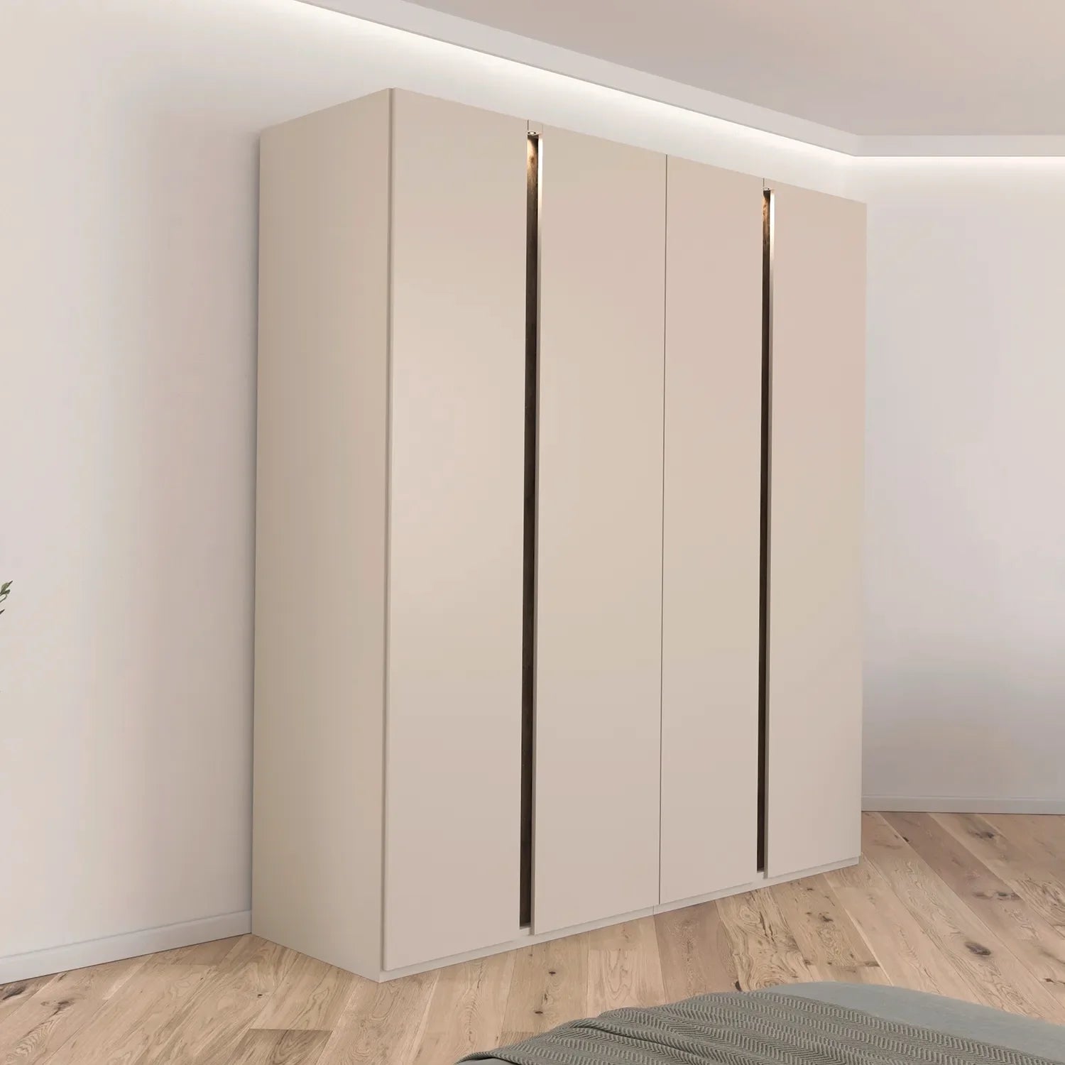 Champgne 4 Door Wardrobe Width 201cm Height 223cm