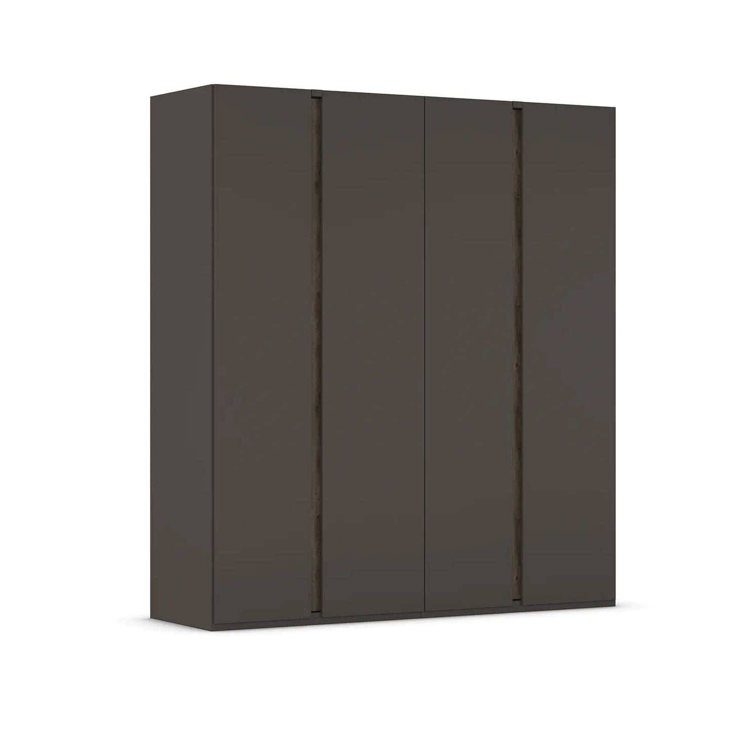 Larisa Graphite & Atlantic Oak 4 Door Wardrobe