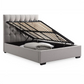 Lisa - Upholstered Button Back Faux Wool Ottoman Bed - Pendle Village Furniture